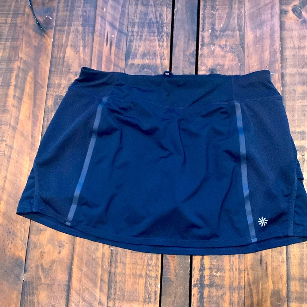Navy blue athletic skort